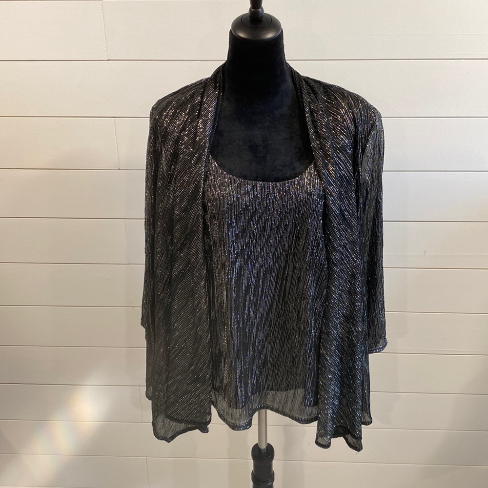 NWT Style & Co Womens top with attached jacket. Size 1X